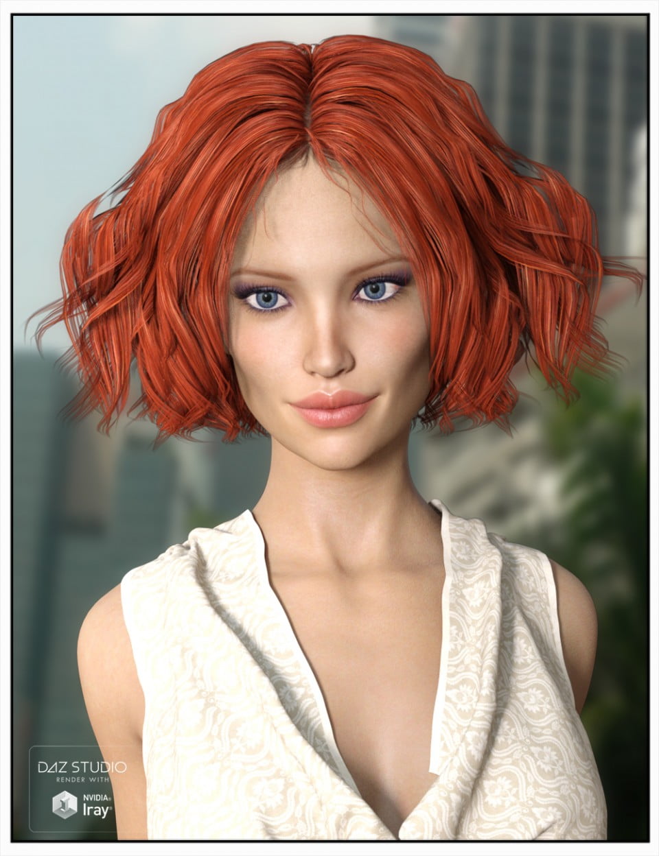Adell Hair for Genesis 3 Female(s) and Genesis 2 Female(s)