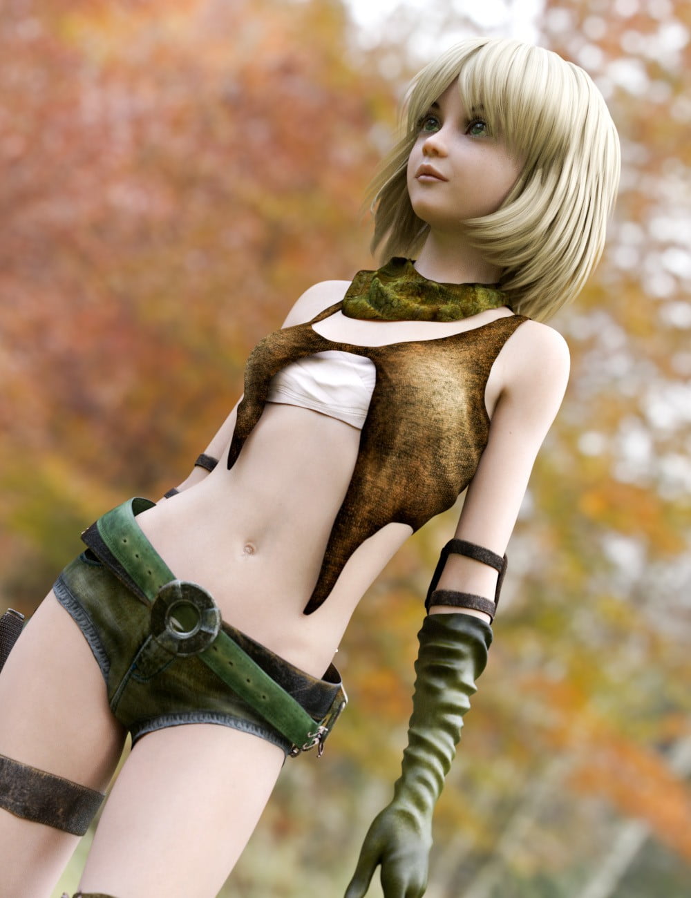 Quiet Medium Hair for Genesis 3 Female(s)