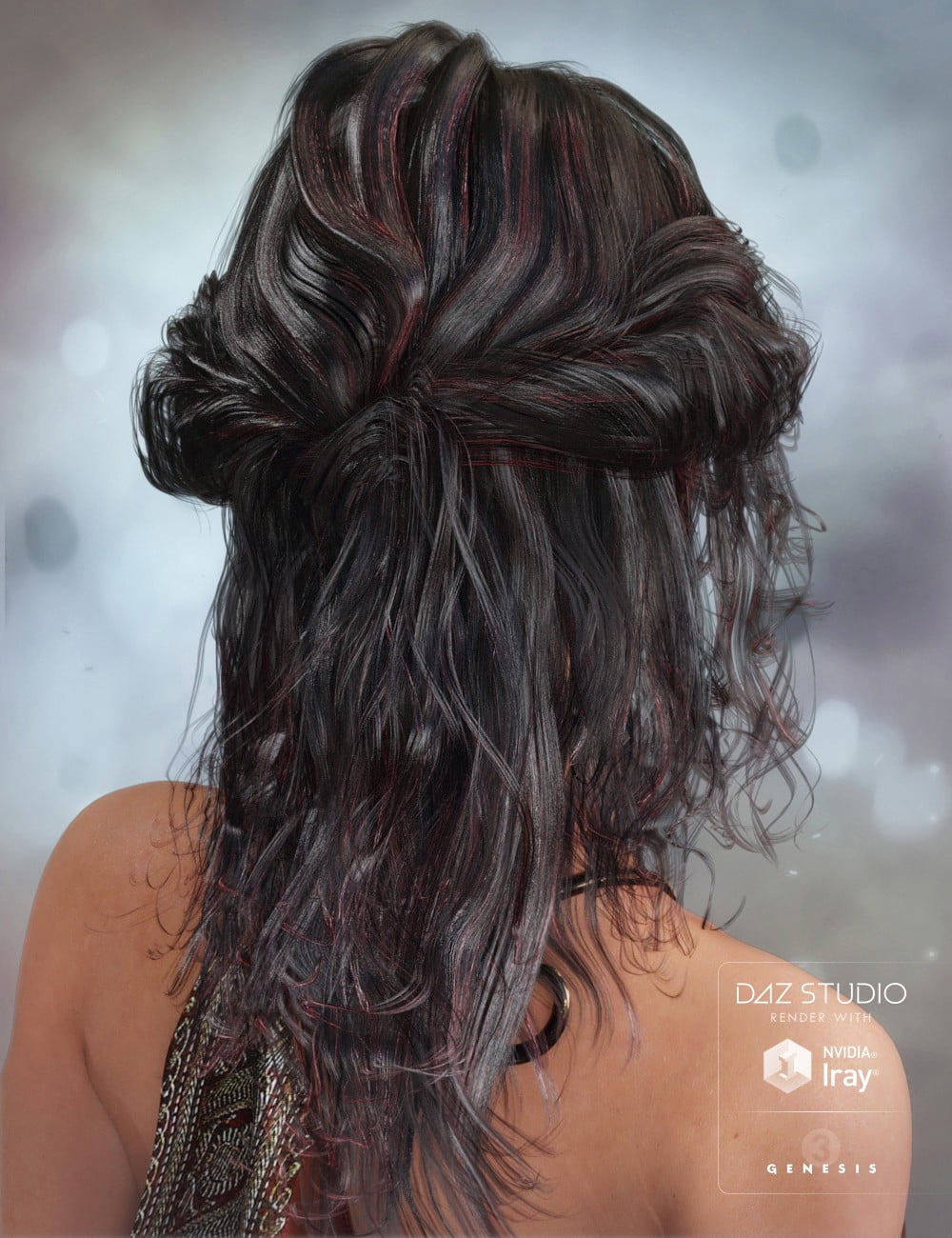 Galene Hair for Genesis 3 Female(s)