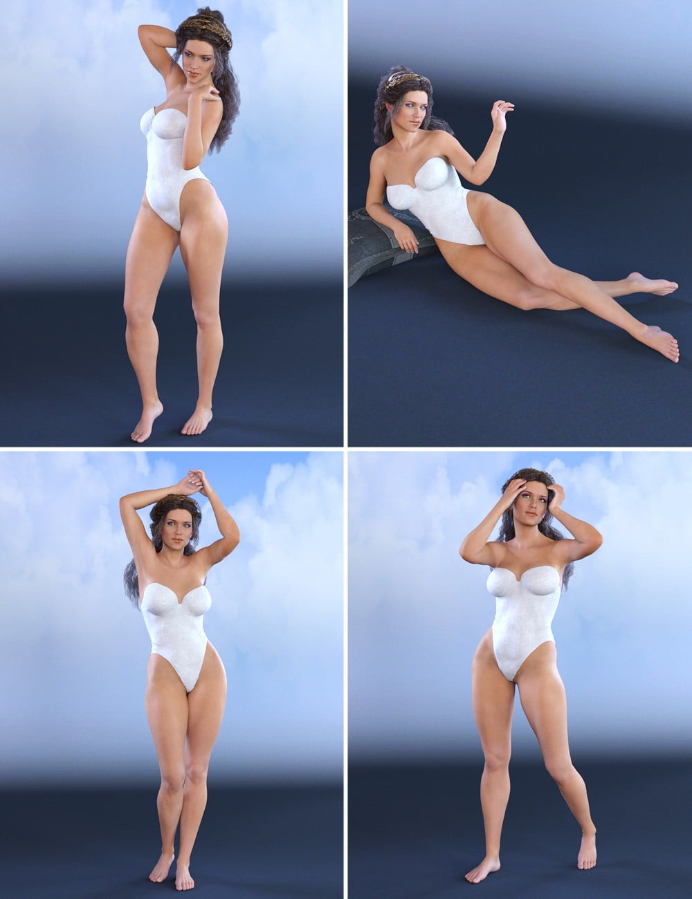 Greek Goddess Poses for Olympia 7