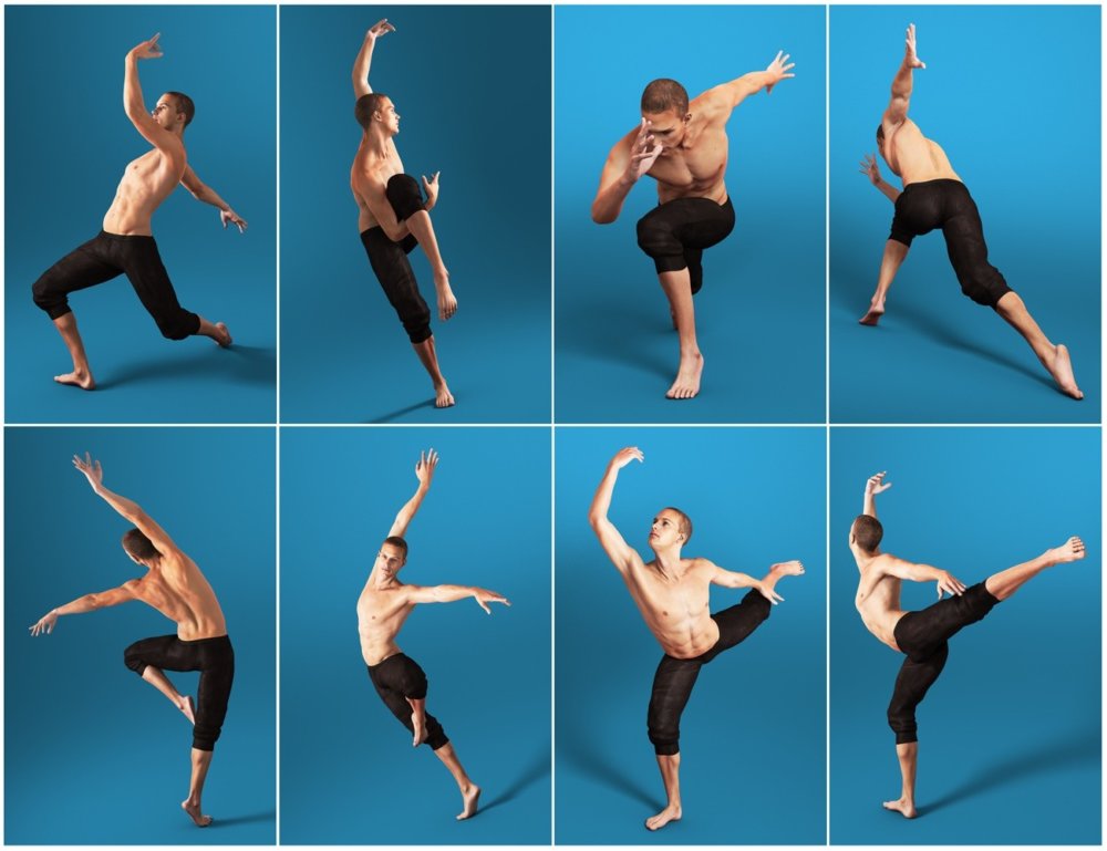 The Dancer Poses for Genesis 2 Male(s)