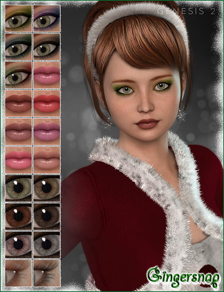 Belle 6. Poser 9. 3d-stuff. Gingersnap character. Kaitey for Kids 4 ⋆ 3d-stuff community 3d-stuff.community.