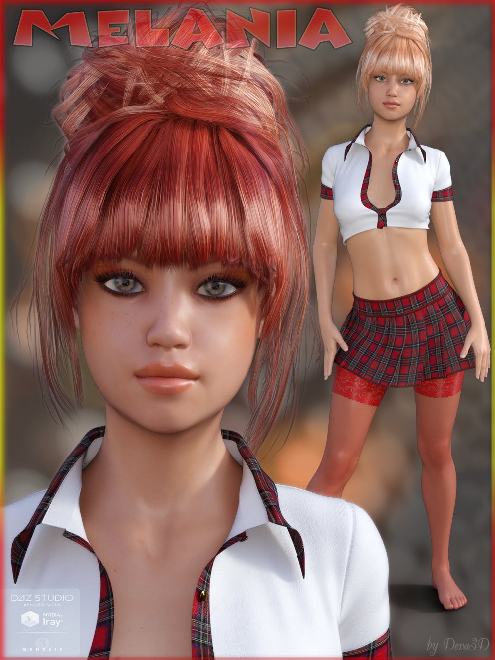 TDT-Melania Iray for Genesis 3 Female