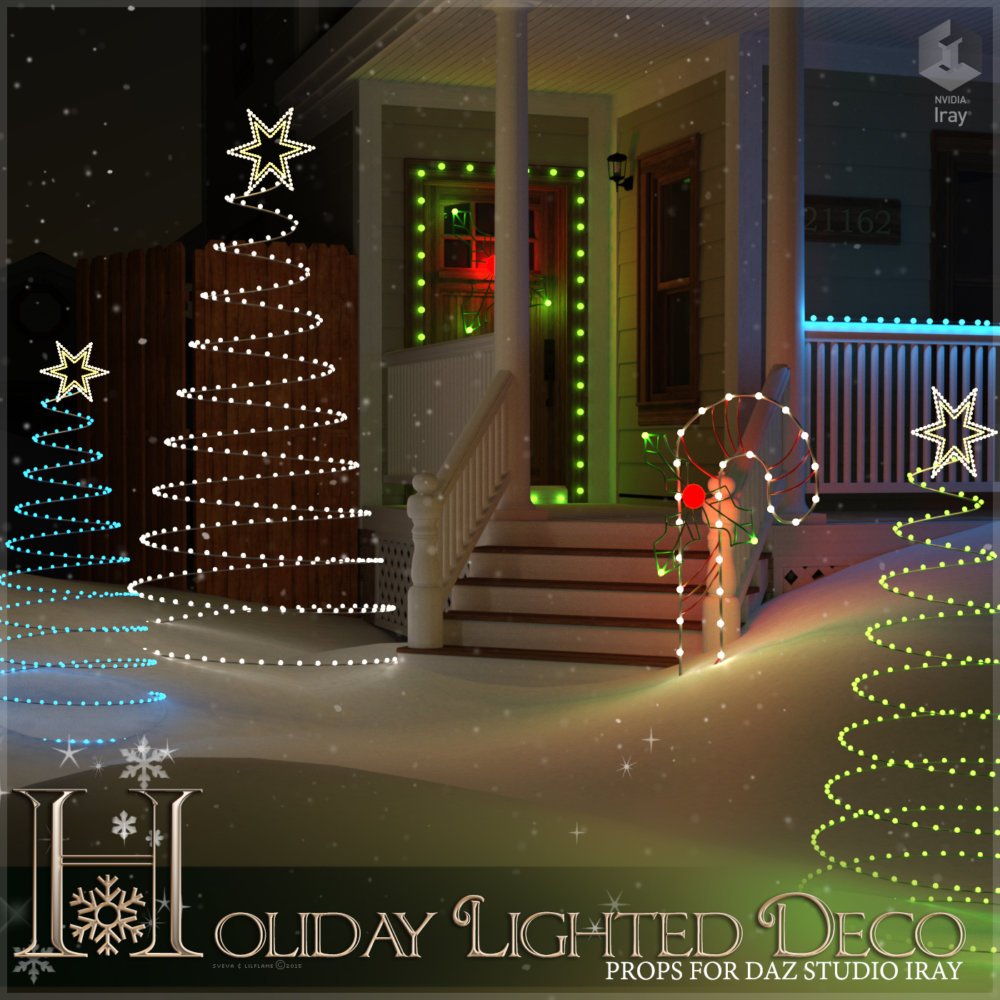Holiday Lighted Deco