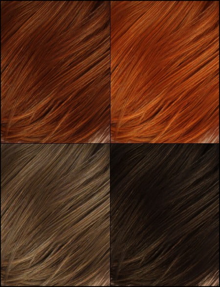 Colors for Edit Female Hair