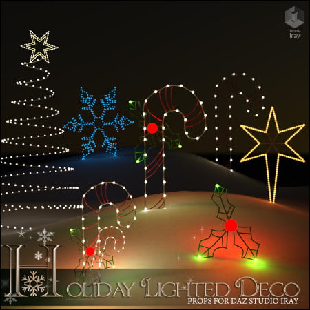 Holiday Lighted Deco