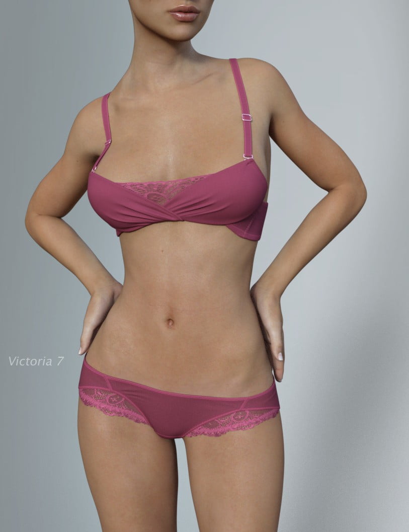 Hongyu's Maiden 5 Lingerie for Genesis 3 Female(s)