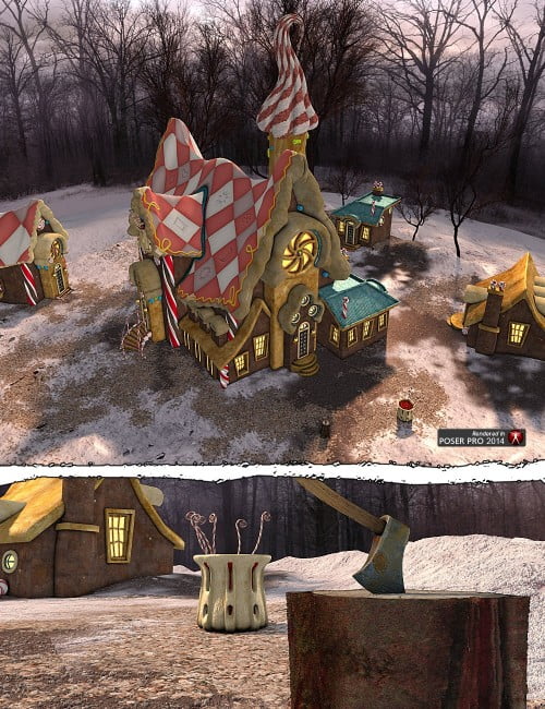 A Witch's Gingerbread House