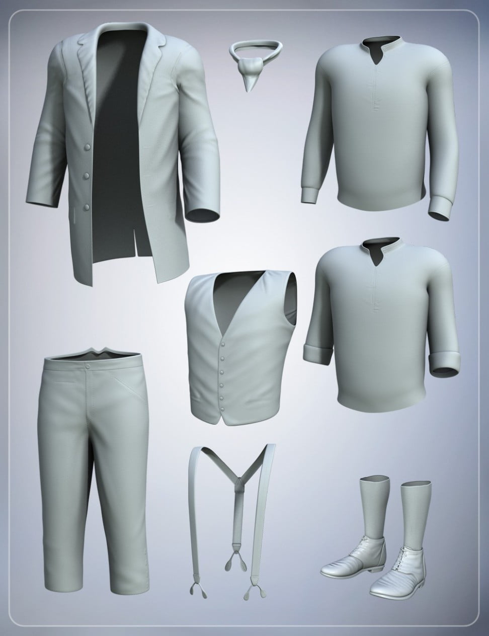 Dwarf Clothes for Genesis 2 Male