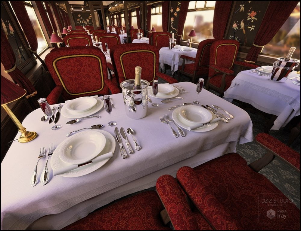 Dine on the Orient Dinner Service
