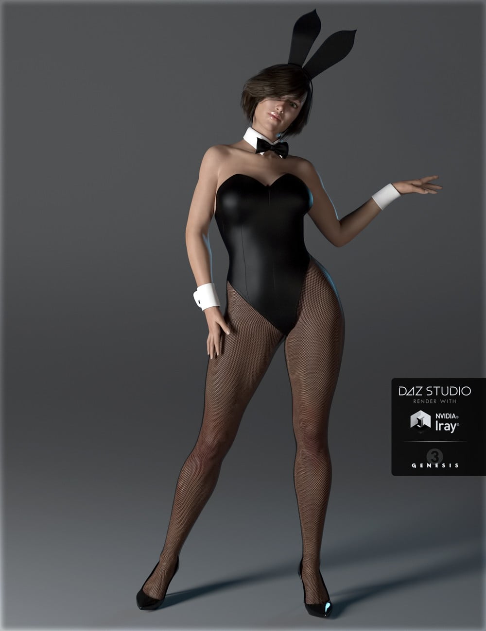 Bunny Girl Costume for Genesis 3 Female(s)