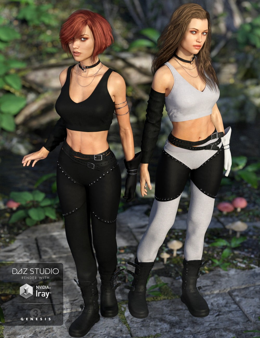 Adventure Girl Outfit for Genesis 3 Female(s)