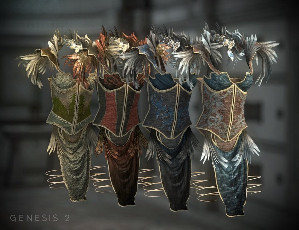 Feathered Phoenix Textures