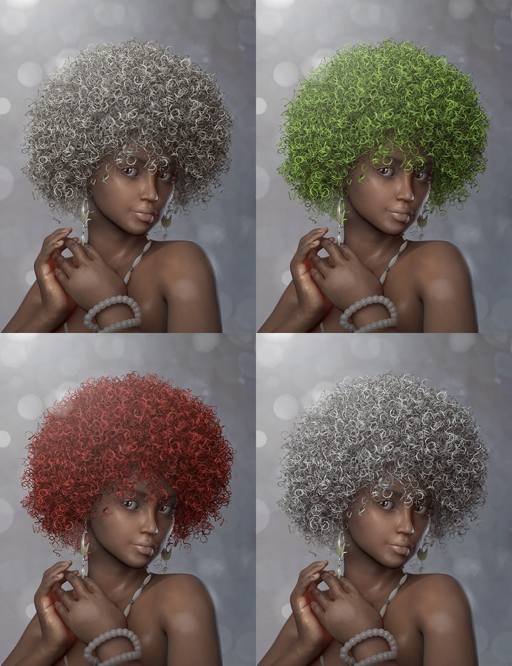 Big Afro Hair for Genesis and Genesis 2