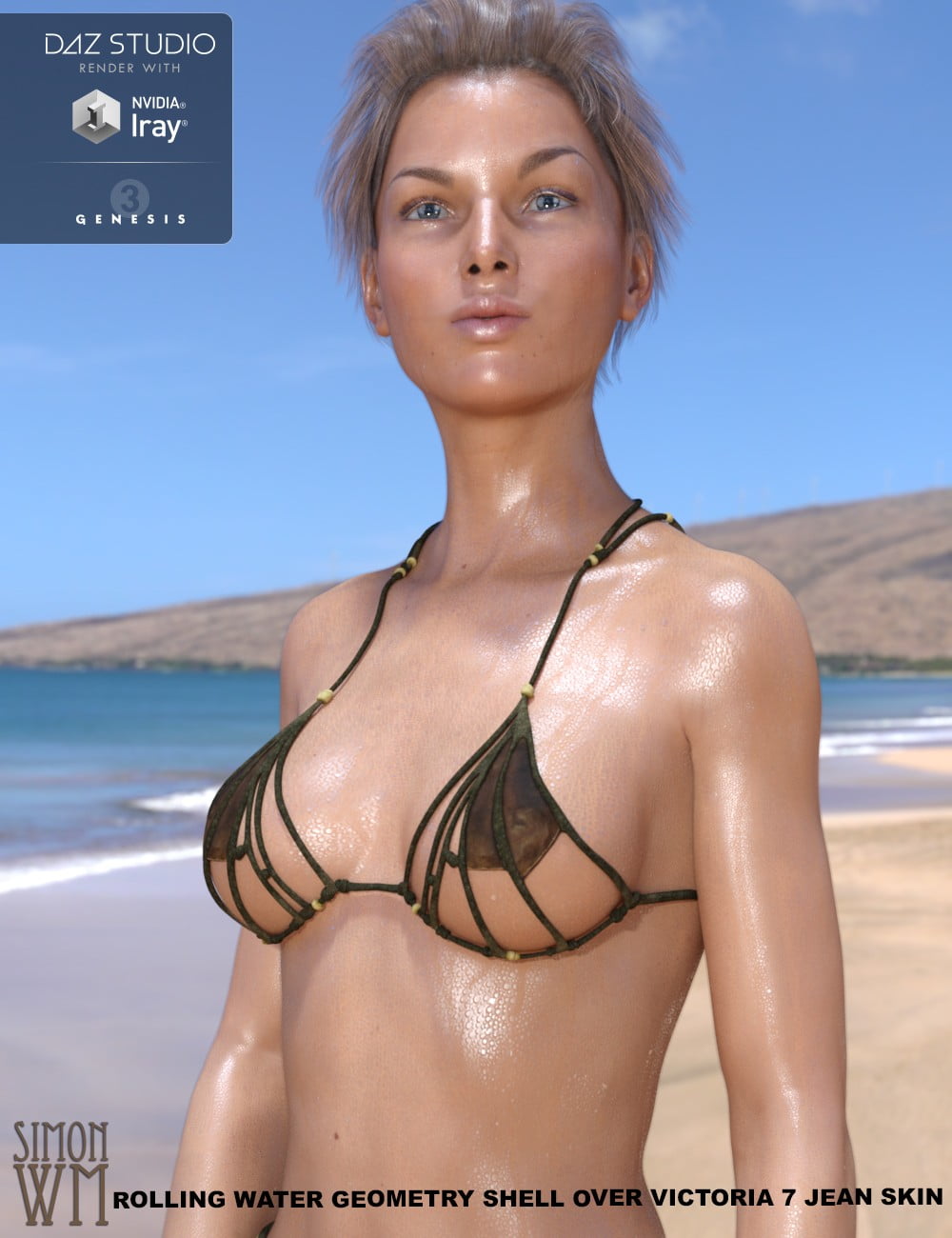 Wet Body Iray Bundle for Genesis 3 & 2 Female(s)