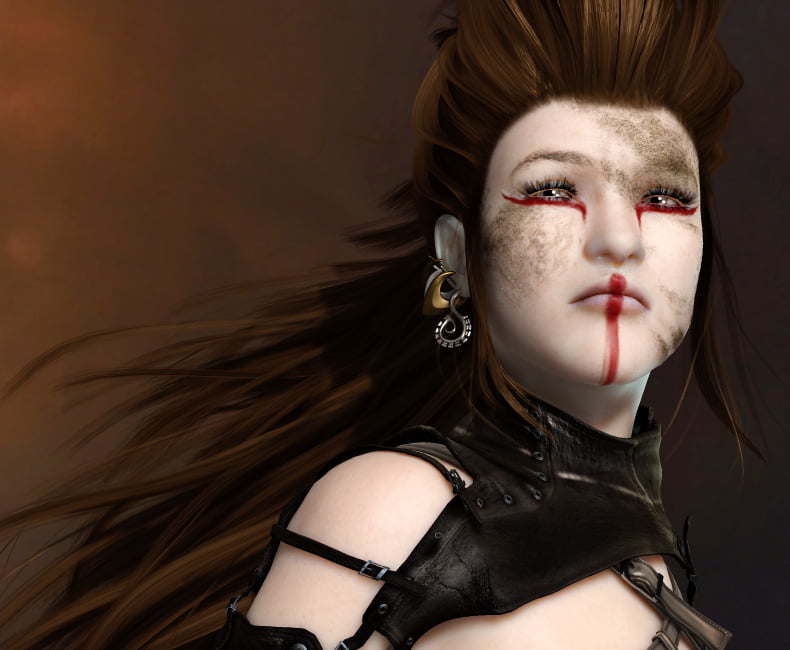 Fierce - FauxHawk Hair V4