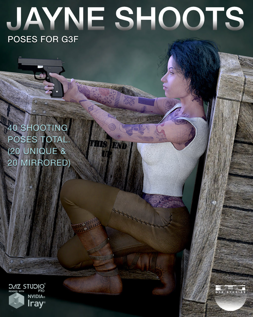 DTG Studios' Jayne Shoots - Poses for G3F