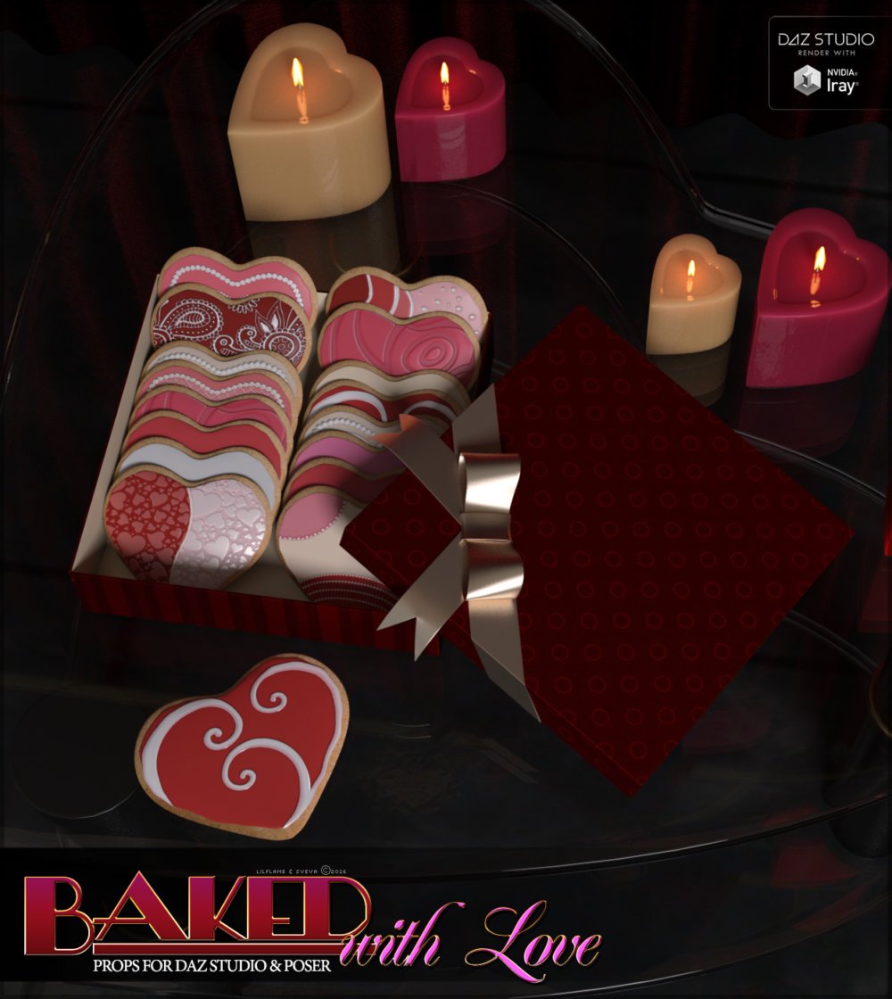 Baked with Love Props DS and Poser