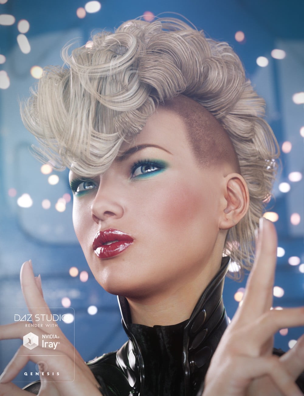 Gothic Hair for Genesis 3 Female(s)