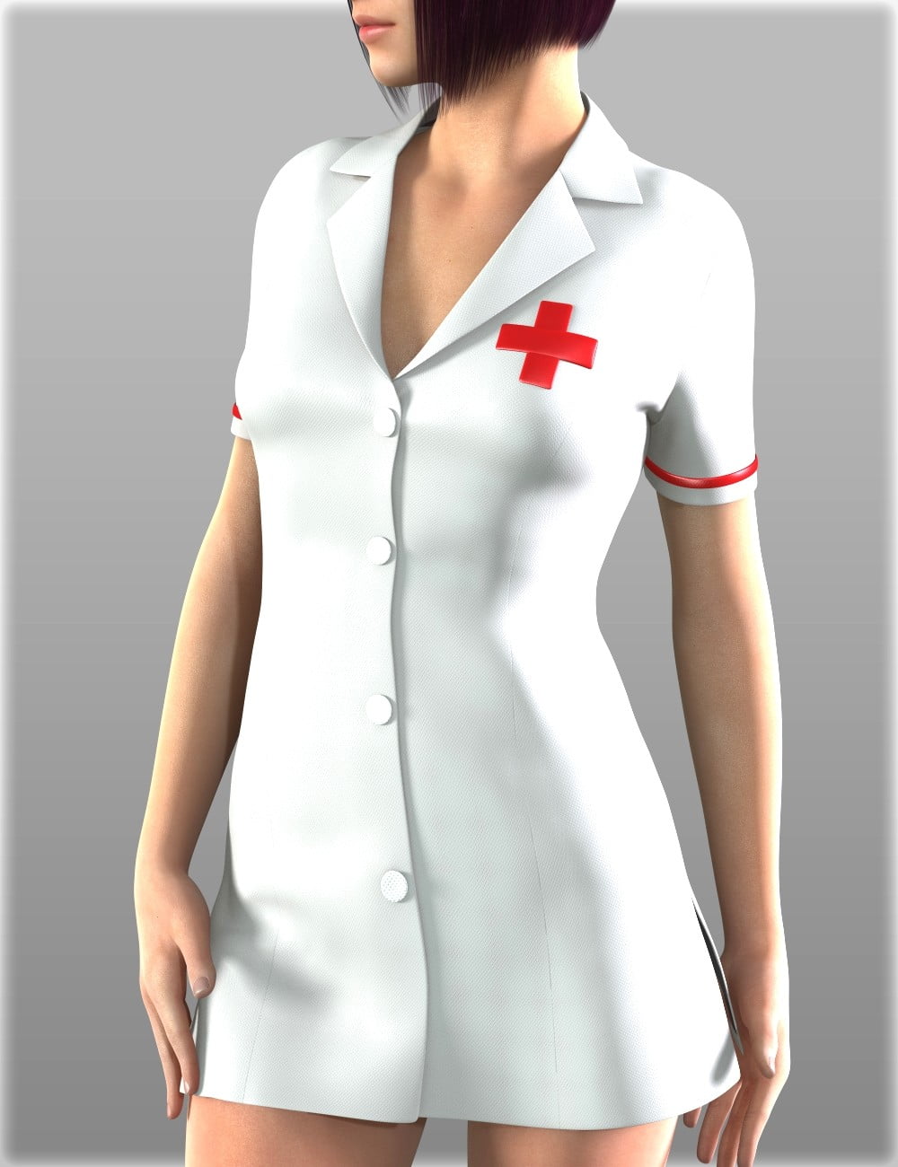 Sexy Nurse Uniform for Genesis 2 Female(s)