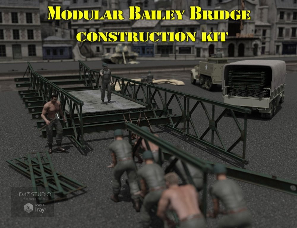Modular Bailey Bridge Construction Kit