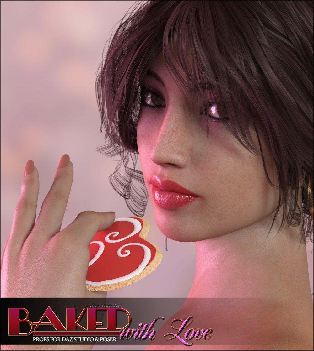 Baked with Love Props DS and Poser