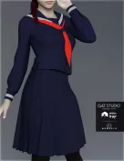 H&C Japanese School Uniforms B for Genesis 3 Female(s)