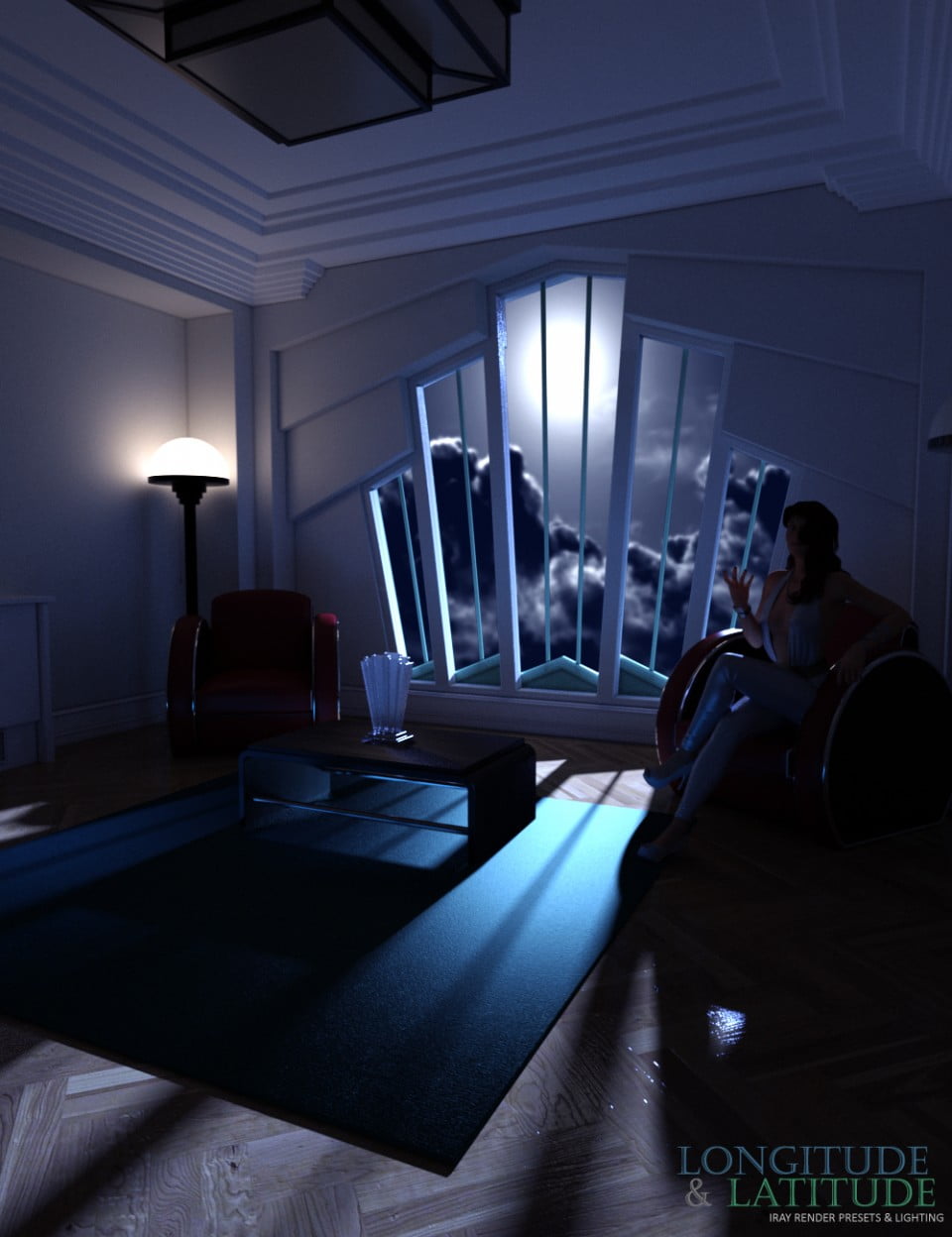 Longitude & Latitude Lighting and Render Presets for DS Iray