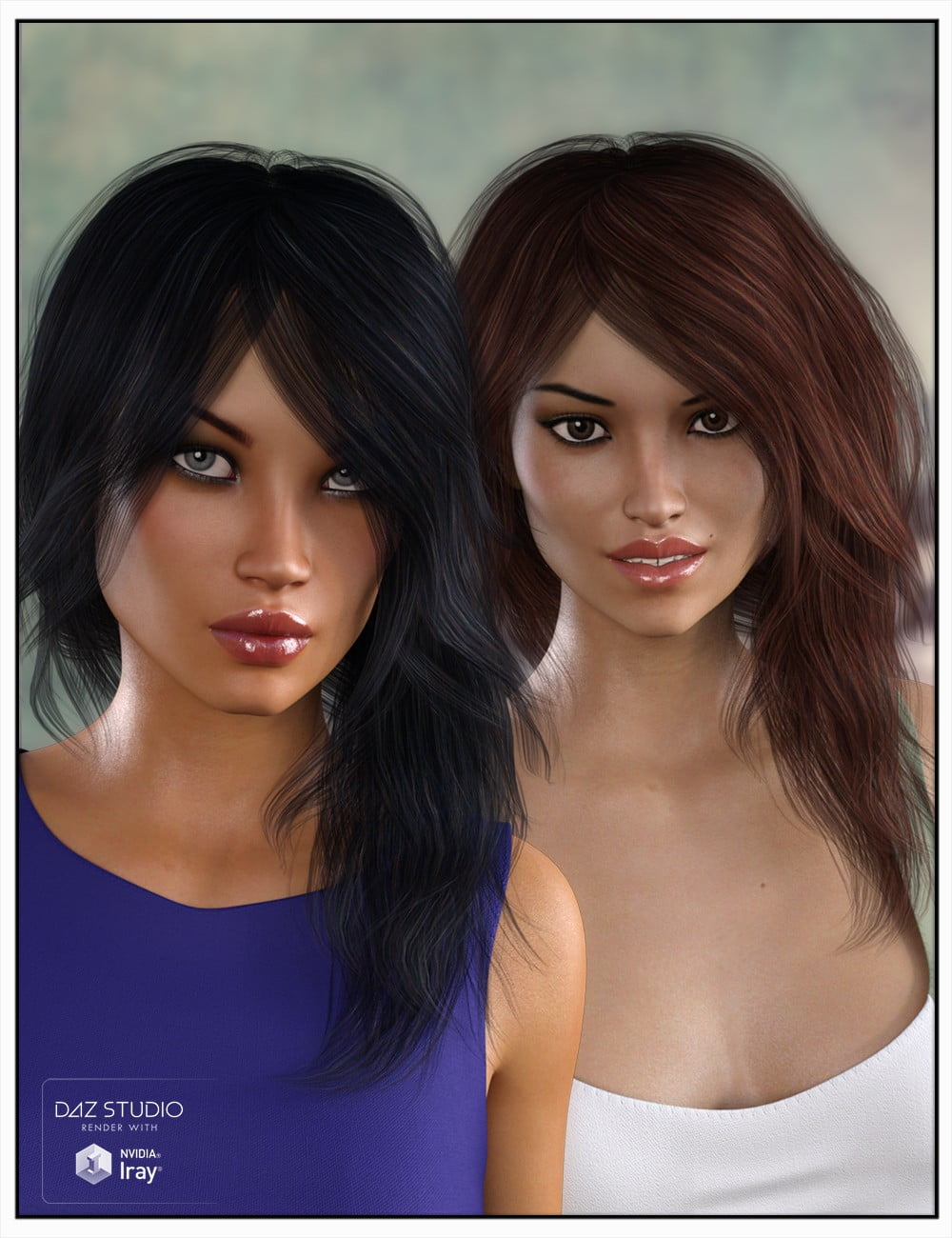 Belinda Hair for Genesis 3 Female(s) and Genesis 2 Female(s) and Victoria 4