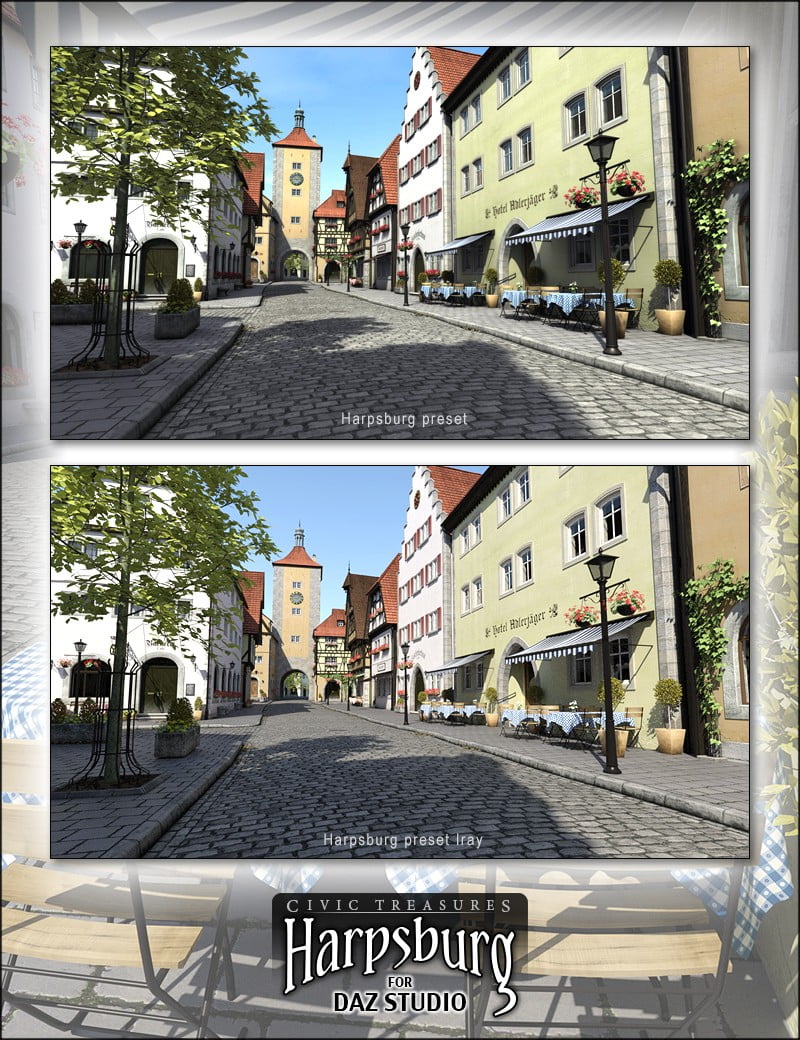 Harpsburg for Daz Studio