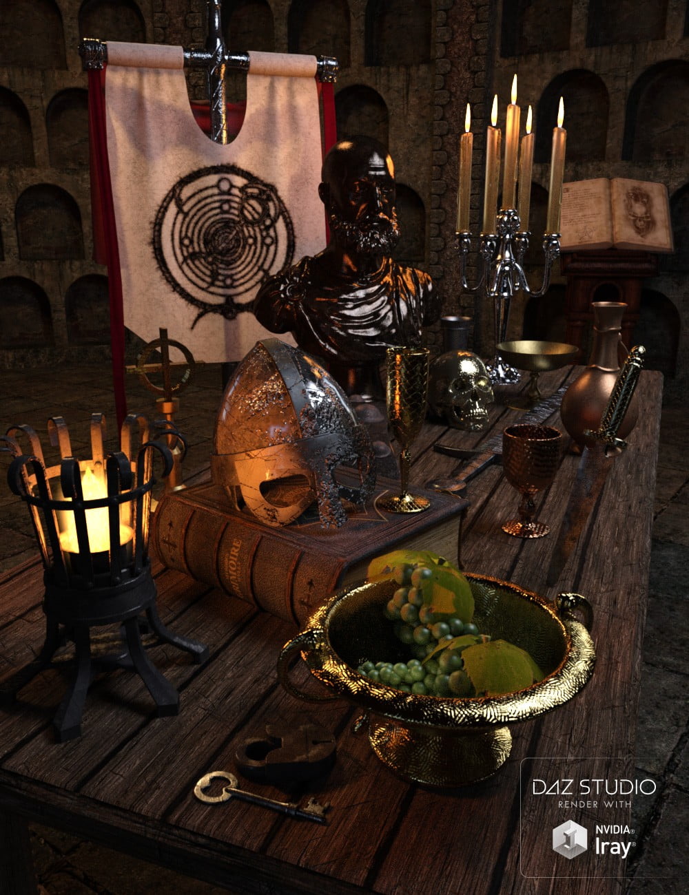 Uber+ Iray Antique Metals