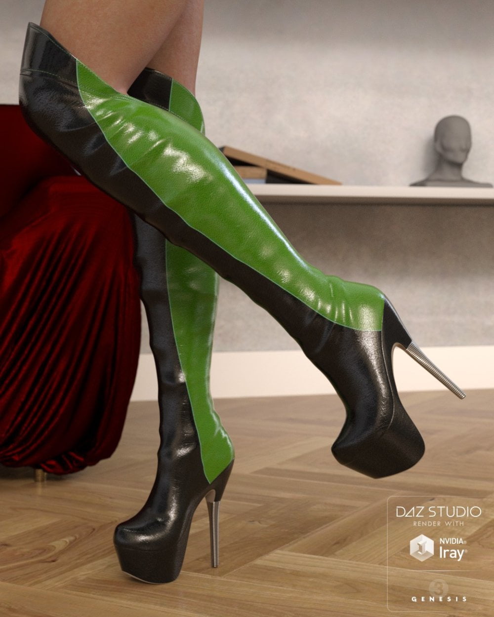 Overknee Boots for Genesis 3 Female(s)