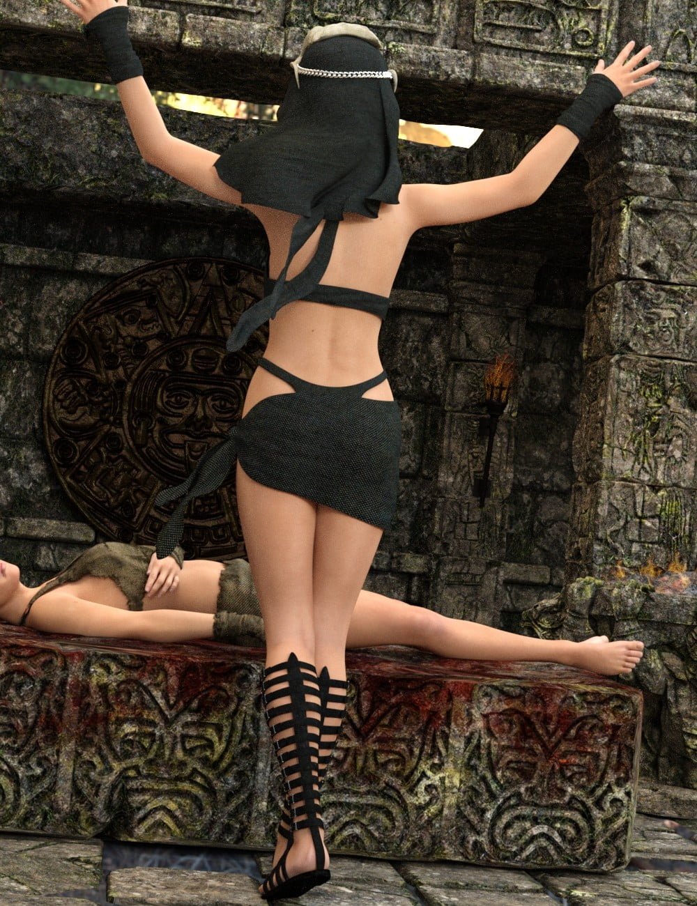 Dystopia Priestess for Genesis 3 Female(s)