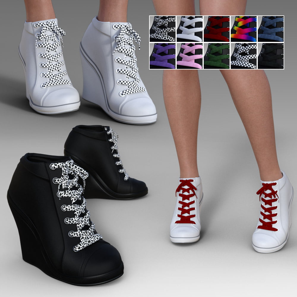 Funky Wedgez for Genesis 3 Female