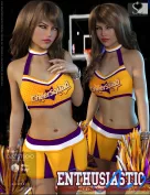 HOT Cheerleader 2 Enthusiastic Textures