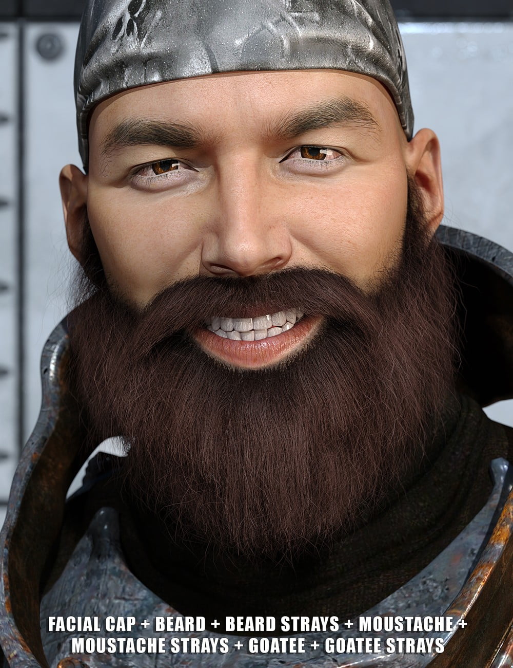 Whiskers for Genesis 3 Males