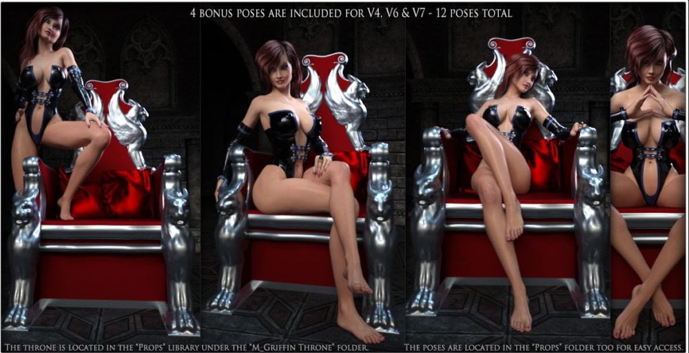 Mistress Throne Prop And Poses