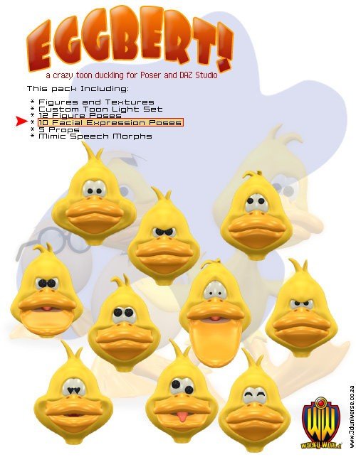 Eggbert the toon Duckling