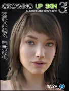Growing Up Skin Merchant Resource for Genesis 3 Female(s) Adult Add-on