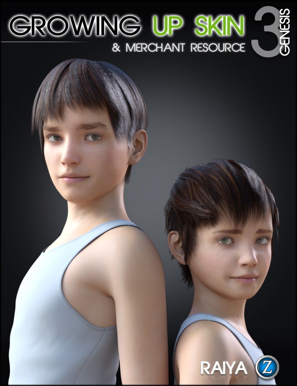 Growing Up Skin Merchant Resource for Genesis 3 Male(s)