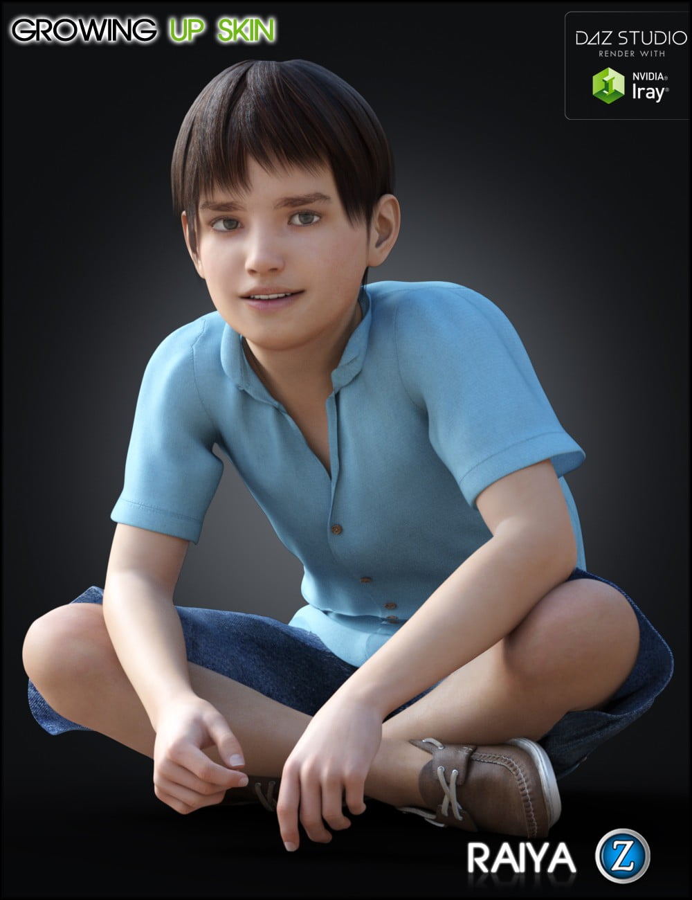 Growing Up Skin Merchant Resource for Genesis 3 Male(s)