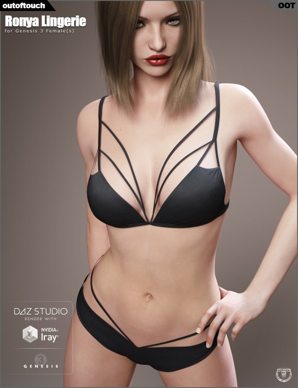 Ronya Lingerie for Genesis 3 Female(s)