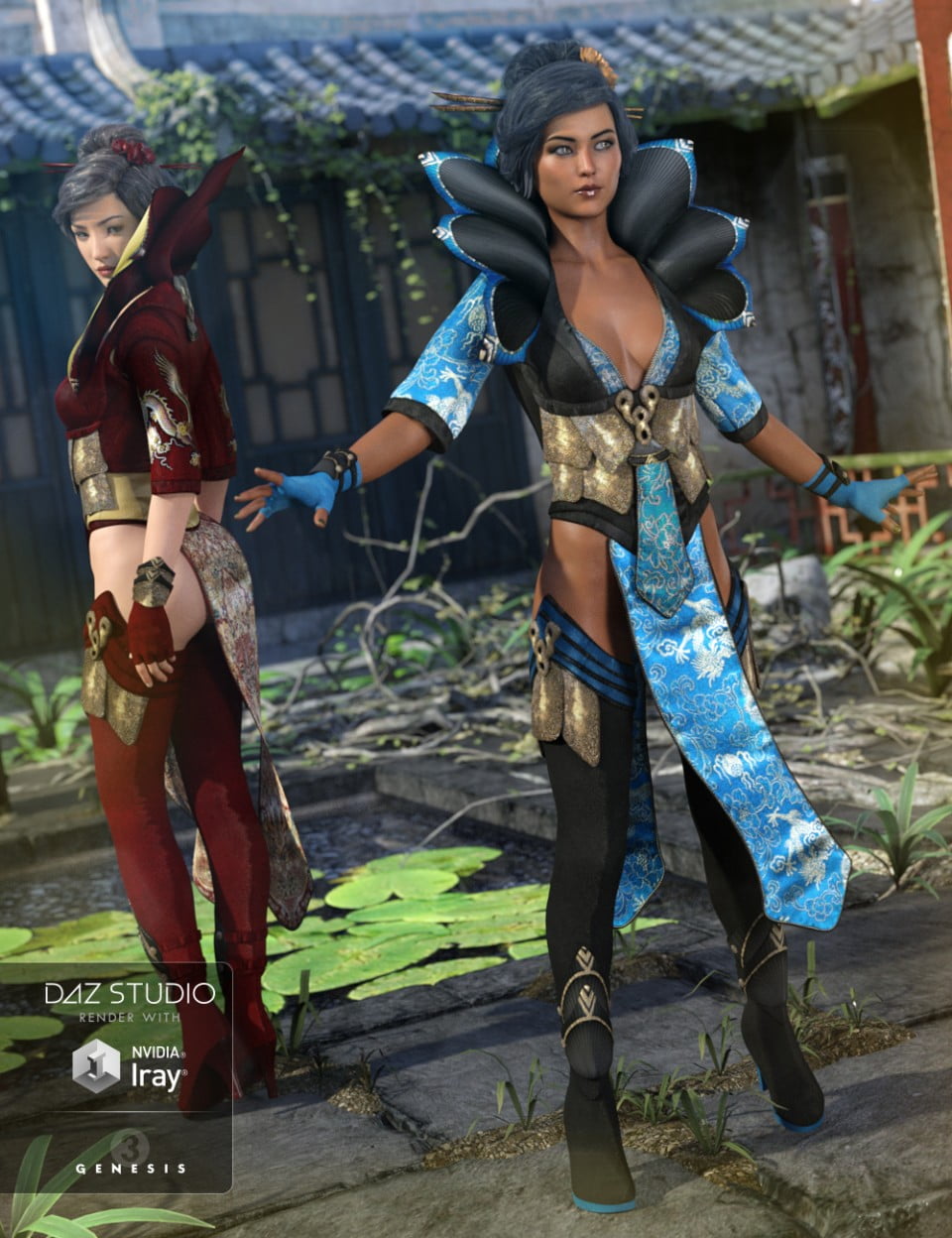 Lotus Maiden Outfit Textures