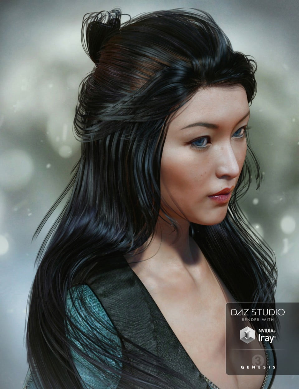 Ohara Hair for Genesis 3 Female(s)