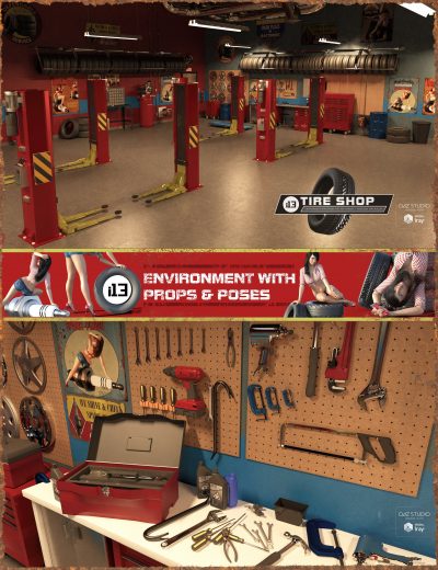 00-main-i13-tire-shop-environment-with-poses-daz3d-1