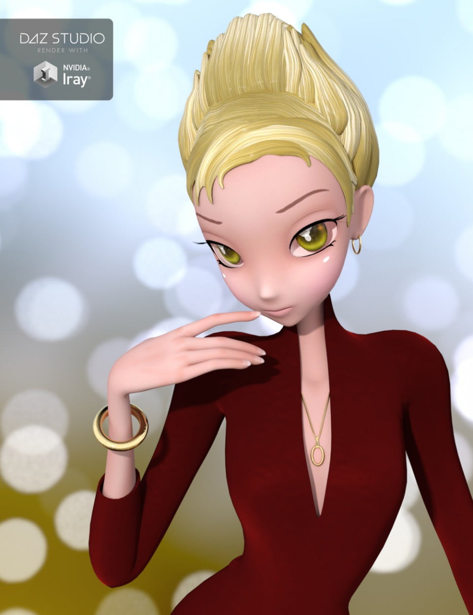 Low Cut Dress for Star!