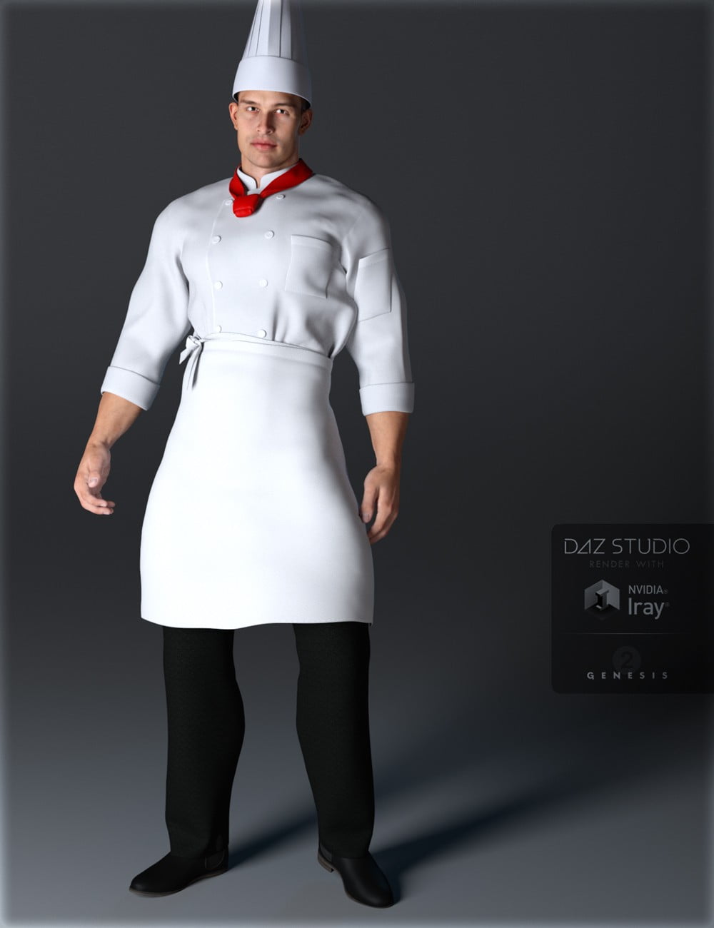 Chef Uniforms for Genesis 2 Male(s)
