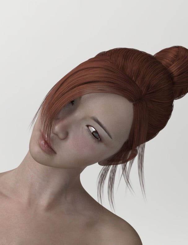HY Updo Hair for Genesis 3 Female(s)