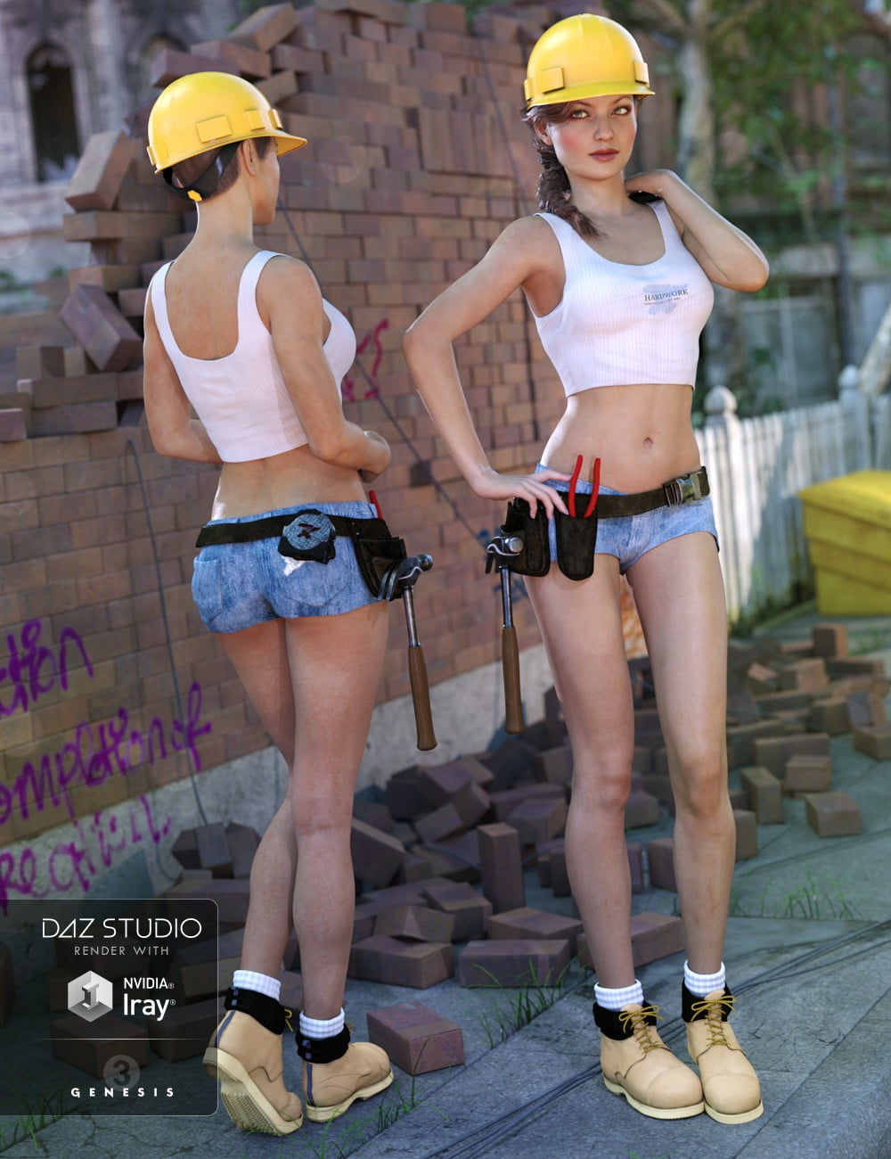 Tool Girl for Genesis 3 Female(s)