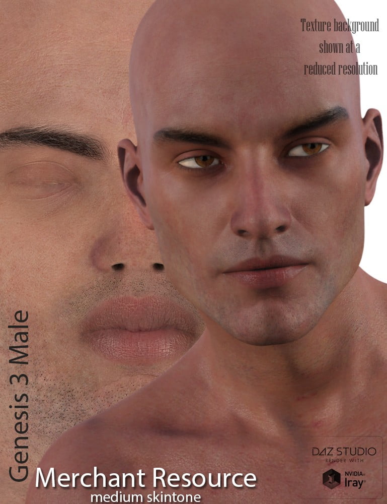 Genesis 3 Male Merchant Resource - Medium Skin